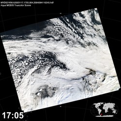 Level 1B Image at: 1705 UTC