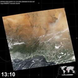 Level 1B Image at: 1310 UTC