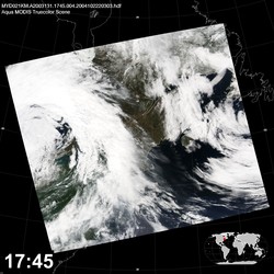 Level 1B Image at: 1745 UTC