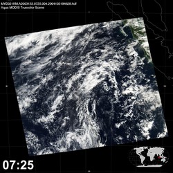 Level 1B Image at: 0725 UTC