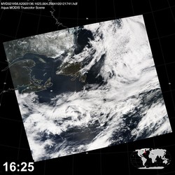 Level 1B Image at: 1625 UTC