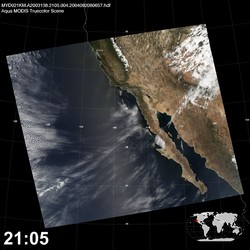 Level 1B Image at: 2105 UTC