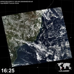 Level 1B Image at: 1625 UTC