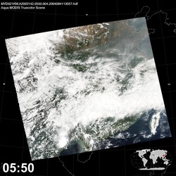 Level 1B Image at: 0550 UTC