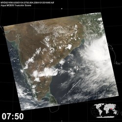 Level 1B Image at: 0750 UTC