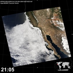 Level 1B Image at: 2105 UTC