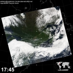 Level 1B Image at: 1745 UTC