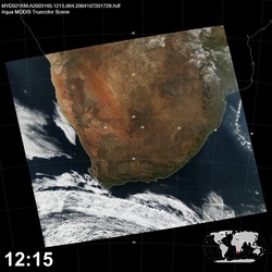 Level 1B Image at: 1215 UTC