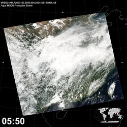 Level 1B Image at: 0550 UTC