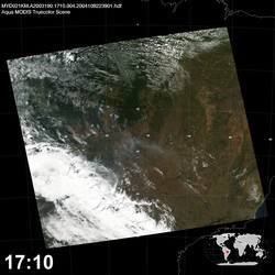 Level 1B Image at: 1710 UTC