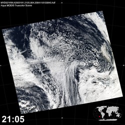 Level 1B Image at: 2105 UTC