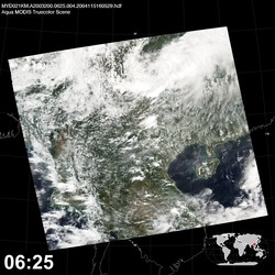 Level 1B Image at: 0625 UTC