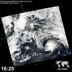 Level 1B Image at: 1625 UTC