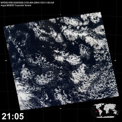 Level 1B Image at: 2105 UTC