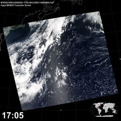 Level 1B Image at: 1705 UTC