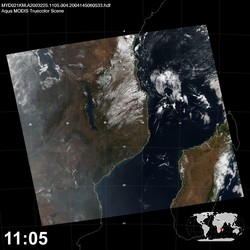 Level 1B Image at: 1105 UTC