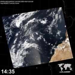 Level 1B Image at: 1435 UTC