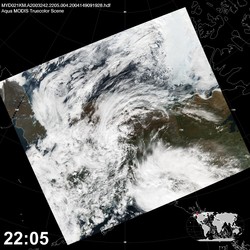 Level 1B Image at: 2205 UTC