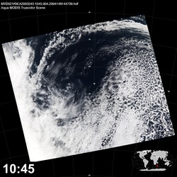 Level 1B Image at: 1045 UTC