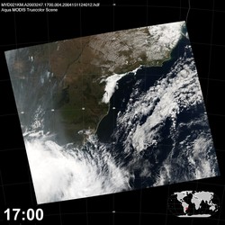 Level 1B Image at: 1700 UTC