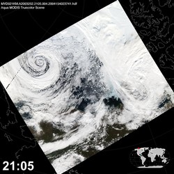 Level 1B Image at: 2105 UTC