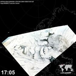 Level 1B Image at: 1705 UTC