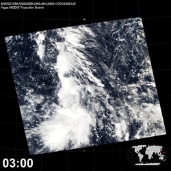 Level 1B Image at: 0300 UTC