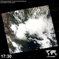 Level 1B Image at: 1730 UTC