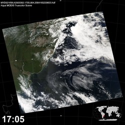 Level 1B Image at: 1705 UTC