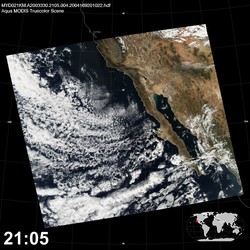 Level 1B Image at: 2105 UTC