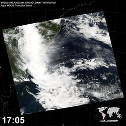 Level 1B Image at: 1705 UTC