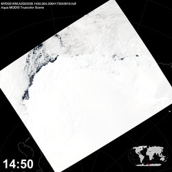 Level 1B Image at: 1450 UTC