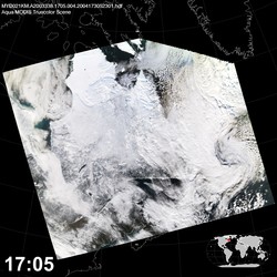 Level 1B Image at: 1705 UTC