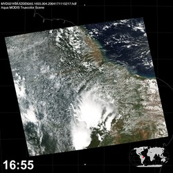 Level 1B Image at: 1655 UTC