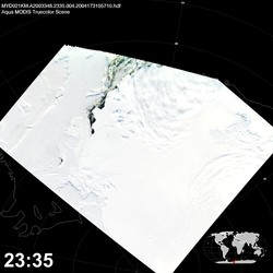 Level 1B Image at: 2335 UTC