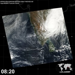 Level 1B Image at: 0820 UTC