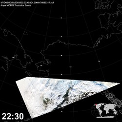 Level 1B Image at: 2230 UTC