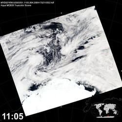 Level 1B Image at: 1105 UTC