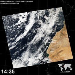 Level 1B Image at: 1435 UTC