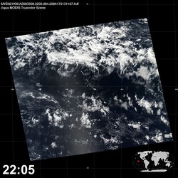 Level 1B Image at: 2205 UTC