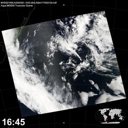 Level 1B Image at: 1645 UTC