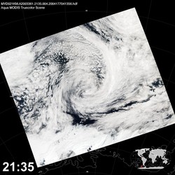 Level 1B Image at: 2135 UTC