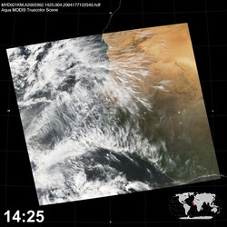 Level 1B Image at: 1425 UTC