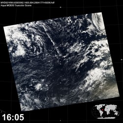 Level 1B Image at: 1605 UTC