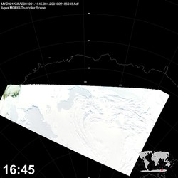 Level 1B Image at: 1645 UTC