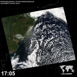 Level 1B Image at: 1705 UTC