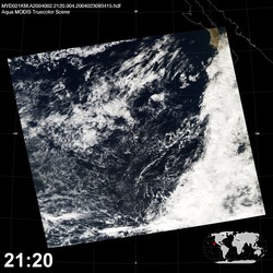 Level 1B Image at: 2120 UTC