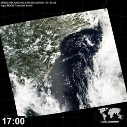 Level 1B Image at: 1700 UTC