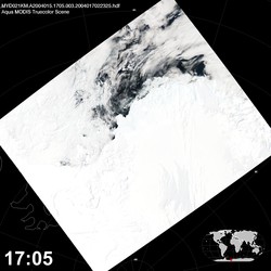 Level 1B Image at: 1705 UTC