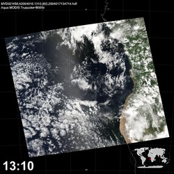 Level 1B Image at: 1310 UTC